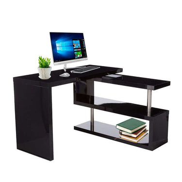 Computer desk with bookshelf - The Shopsite